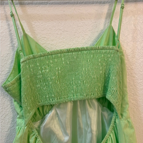 a new day Lime Green Tiered Spaghetti-Strap Maxi Dress - Picture 10 of 10